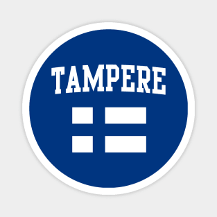 Tampere Finland Flag Magnet